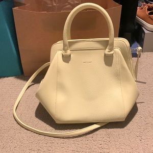 Matt & Nat Yellow Handbag with Carrying Strap